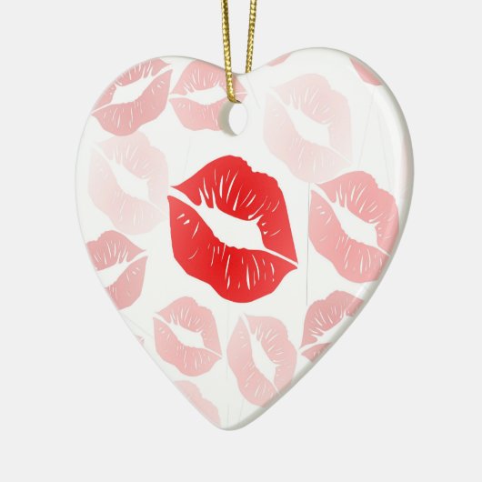 Lipstick Keramisch Ornament (Links)