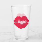 Lipstick Kiss Glas (Achterkant)