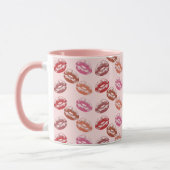 Lipstick Kiss Lip Prints Roze Mok (Links)