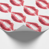 Lipstick Kiss - Lippen Cadeaupapier (Hoek)