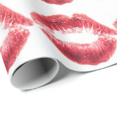 Lipstick Kiss - Lippen Cadeaupapier (Rol Hoek)