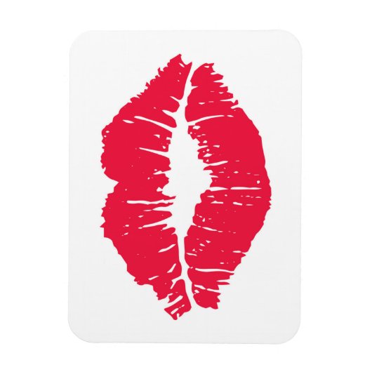 Lipstick Kiss Magneet (Verticaal)
