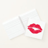 Lipstick Kiss Notitieboek (Binnen)