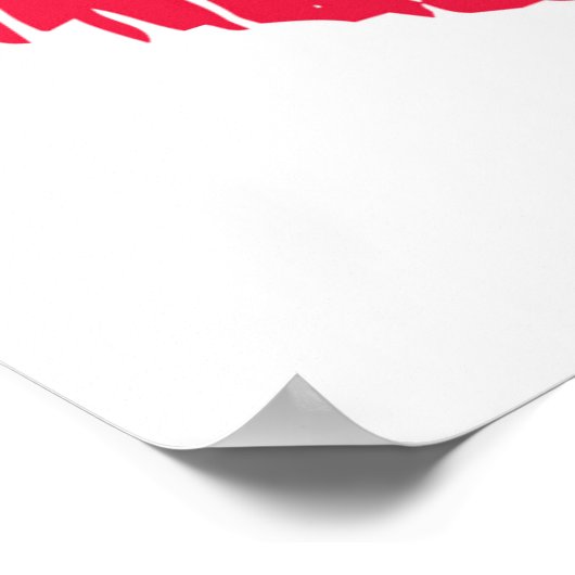 Lipstick Kiss Poster (Hoek)