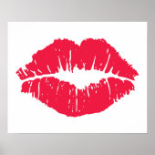 Lipstick Kiss Poster (Voorkant)