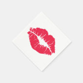 Lipstick Kiss Servet (Hoek)