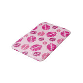Lipstick Kiss Shape Print Patroon Badmat (Gekanteld)