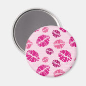 Lipstick Kiss Shape Print Patroon Magneet (Voorkant / Achterkant)