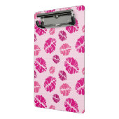 Lipstick Kiss Shape Print Patroon Mini Klembord (Angled2)