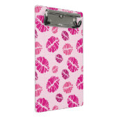 Lipstick Kiss Shape Print Patroon Mini Klembord (Schuin)