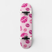 Lipstick Kiss Shape Print Patroon Persoonlijk Skateboard (Voorkant)