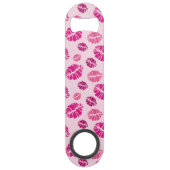 Lipstick Kiss Shape Print Patroon Speed Flessenopener (Achterkant)