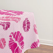 Lipstick Kiss Shape Print Patroon Tafelkleed (Voorbeeld)