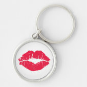 Lipstick Kiss Sleutelhanger (Voorkant)