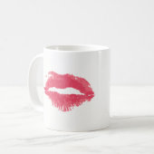Lipstick Kiss Stain Koffiemok (Voorkant links)