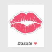 Lipstick Kiss Sticker (Vel)