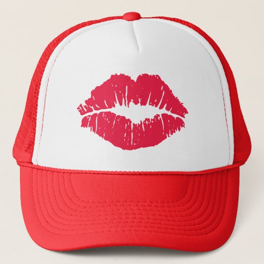 Lipstick Kiss Trucker Pet (Voorkant)