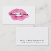 Lipstick Kiss Visitekaartje (Voorkant / Achterkant)