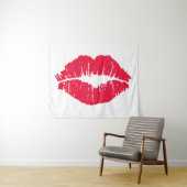 Lipstick Kiss Wandkleed (In Situ (horizontaal))