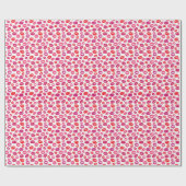 Lipstick Kiss Wrapping Paper Cadeaupapier (Vlak)