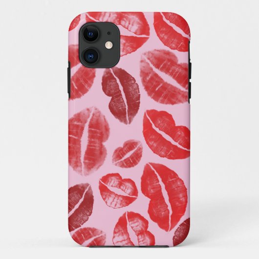 Lipstick Kisses Case-Mate iPhone Case (Achterkant)