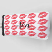 Lipstick kisses golfheadcover (Voorkant)