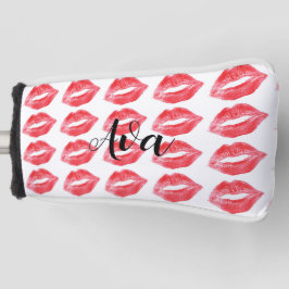 Lipstick kisses golfheadcover