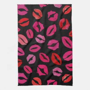 Lipstick Kisses Kitchen Towel Theedoek