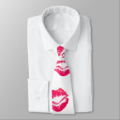 Lipstick kisses nieuwheid stropdas (Gebonden)