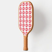 Lipstick kisses pickleball paddle (Links)