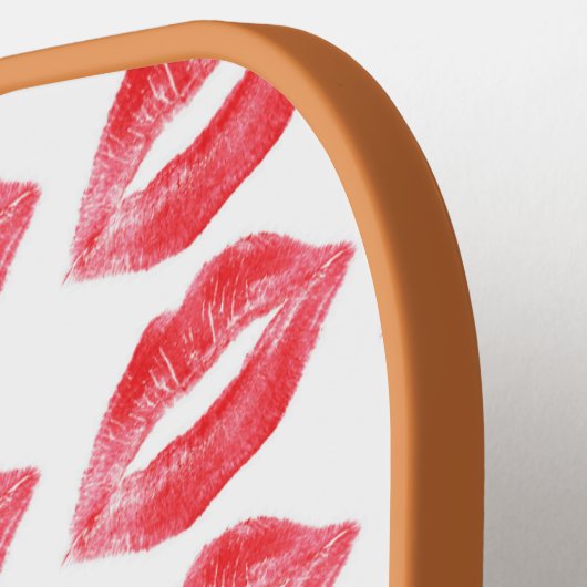 Lipstick kisses pickleball paddle (Links Detail)