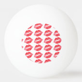 Lipstick kisses pingpongbal (Voorkant)