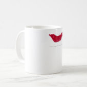 lipstick koffiemok (Voorkant links)