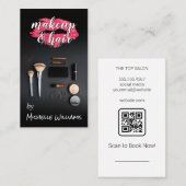 Lipstick Kus | Make-up Gereedschap Visitekaartje (Voorkant / Achterkant)