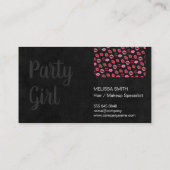 Lipstick Kus / Salon Visitekaartje (Achterkant)