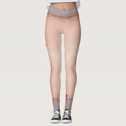 Lipstick-Leggings Leggings (Voorkant)