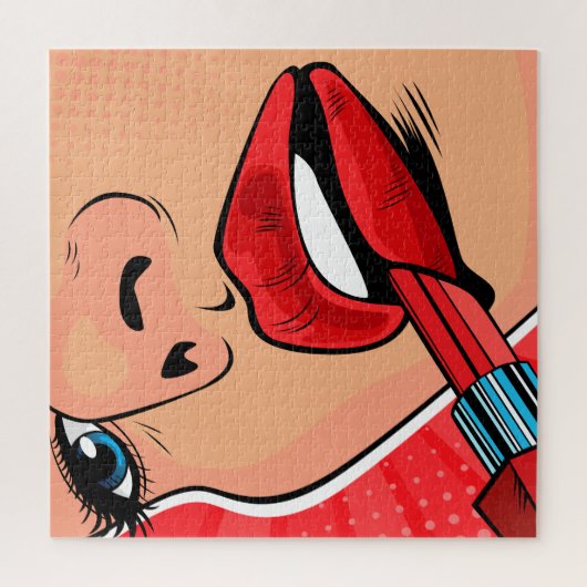 Lipstick Legpuzzel (Verticaal)