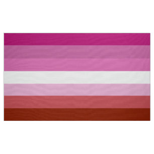 Lipstick Lesbian Pride Colors - Stof