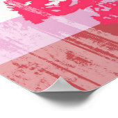 LIPSTICK LESBIAN PRIDE DISTRESSED DESIGN POSTER (Hoek)