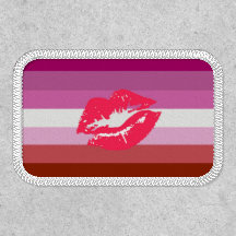 Lipstick Lesbian Pride Flag en Lips