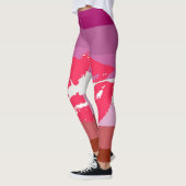 Lipstick Lesbian Pride Flag en Lips Leggings (Links)