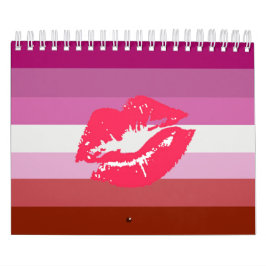Lipstick Lesbian Pride Flag Kalender