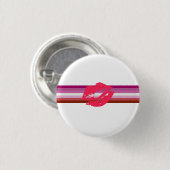 Lipstick Lesbian Pride Flag Ronde Button 3,2 Cm (Voorkant /achterkant)