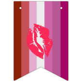 Lipstick Lesbian Pride Flag Vlaggetjes (Tweede vlag)