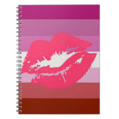 LIPSTICK LESBIAN PRIDE NOTITIEBOEK (Voorkant)