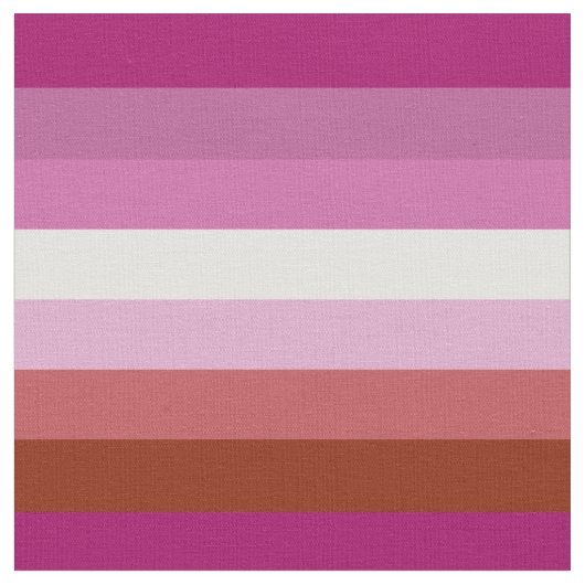 Lipstick Lesbian Pride vlag Stof (Close Up)