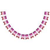 Lipstick Lesbian Pride vlag Vlaggetjes (Alle)