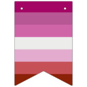 Lipstick Lesbian Pride vlag Vlaggetjes (Eerste vlag)
