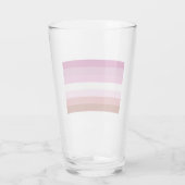 Lipstick Lesbische Pride Kleuren - Glas (Achterkant)