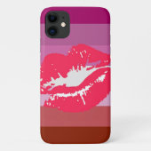 Lipstick Lesbische Pride Vlag Case-Mate iPhone Case (Achterkant)